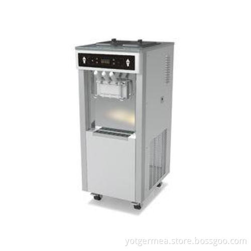 3 Flavors 50 Liters / Hour Commercial Ice Cream Equipment,